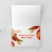 Cartes Pour Fêtes Annuelles Arbre de pommier abstrait de Roch Hachana (Intérieur)