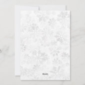 Cartes Pour Fêtes Annuelles Arbre de style aquarelle sur fond bleu moyen (Dos)