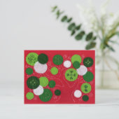 Cartes Pour Fêtes Annuelles Arbre de vacances (Debout devant)