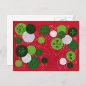 Cartes Pour Fêtes Annuelles Arbre de vacances (Devant / Derrière)