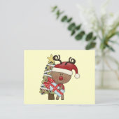 Cartes Pour Fêtes Annuelles Arbre de vacances Rudy Reindeer (Debout devant)