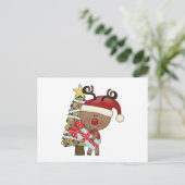 Cartes Pour Fêtes Annuelles Arbre de vacances Rudy Reindeer (Debout devant)