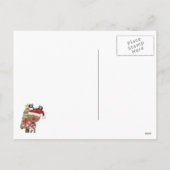 Cartes Pour Fêtes Annuelles Arbre de vacances Rudy Reindeer (Dos)