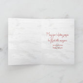 Cartes Pour Fêtes Annuelles Arbre d'hiver avec clôture pour Noël (Intérieur)