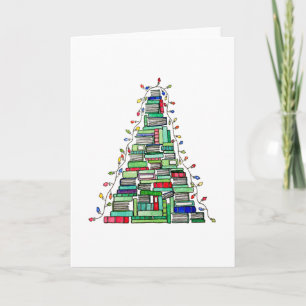 Cartes Pour Fêtes Annuelles Arbre du livre de Noël 2017