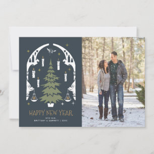 Cartes Pour Fêtes Annuelles Arbre HARRY POTTER™ - Bonne Année - Photo