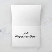 Cartes Pour Fêtes Annuelles Arbre lumineux Joyeuses vacances (Intérieur)