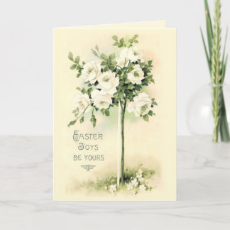 Cartes Pour Fêtes Annuelles Arbre Rose de Pâques