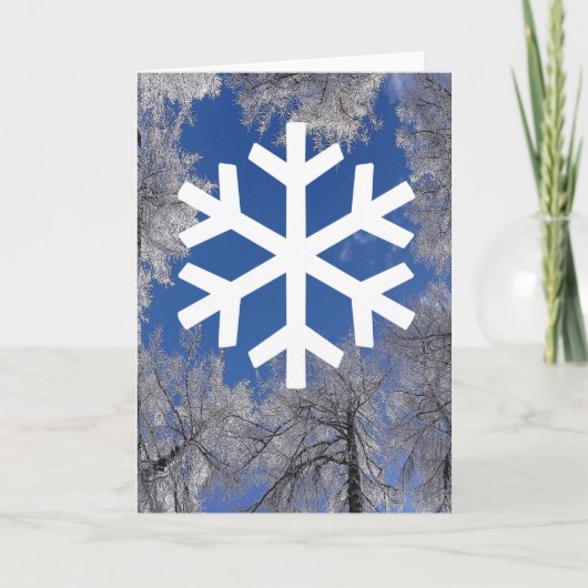 Cartes Pour Fêtes Annuelles Arbres (Devant)