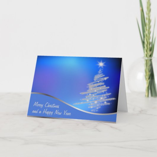 Cartes Pour Fêtes Annuelles arbres de noël (Devant)