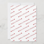 Cartes Pour Fêtes Annuelles Arbres de Noël Bleus Neige Avec Dentelle Photo (Dos)