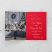 Cartes Pour Fêtes Annuelles Arbres de Noël dorés avec étincelle élégante (Intérieur)