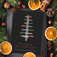Arbres de Noël du restaurant Chef Knives Illustrat