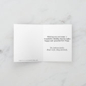 Cartes Pour Fêtes Annuelles Arbres de Noël métalliques modernes - or jaune (Intérieur)