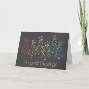 Cartes Pour Fêtes Annuelles Arbres de Noël Rainbow Pride