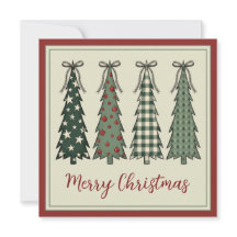 Arbres de Noël Rustiques Personnalisés
