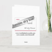 Cartes Pour Fêtes Annuelles Arbres de solstice d'hiver (Dos)