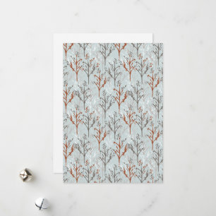 Cartes Pour Fêtes Annuelles Arbres de vœux de fêtes Forêt