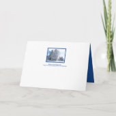 CARTES POUR FÊTES ANNUELLES ARBRES ENNEIGÉS DANS LE PARC / JOYEUX VACANCES POU (Dos)