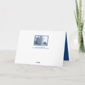 CARTES POUR FÊTES ANNUELLES ARBRES ENNEIGÉS DANS LE PARC / JOYEUX VACANCES POU (Dos)