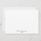 Cartes Pour Fêtes Annuelles Arbres et neige (Dos)