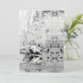 Cartes Pour Fêtes Annuelles Arbres gelés en Fork Ouest (Debout devant)