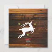 Cartes Pour Fêtes Annuelles Arbres rustiques (Dos)