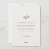 Cartes Pour Fêtes Annuelles Arc de verdure Script moderne Photo Noël (Dos)