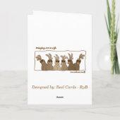 Cartes Pour Fêtes Annuelles Arc-en-ciel Hanoukka (Dos)