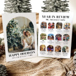 Cartes Pour Fêtes Annuelles Arc moderne année en revue Photo de famille Noël<br><div class="desc">Partagez vos moments préférés de l’année avec notre Carte de vacances de Noël Photo Famille Arc Moderne! Cet élégant design présente un design élégant en arc, parfait pour afficher une collection de vos photos chères de l'année passée. Chaque photo peut mettre en valeur des souvenirs spéciaux, des jalons ou des...</div>