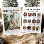 Cartes Pour Fêtes Annuelles Arc moderne année en revue Photo de famille Noël<br><div class="desc">Partagez vos moments préférés de l’année avec notre Carte de vacances de Noël Photo Famille Arc Moderne! Cet élégant design présente un design élégant en arc, parfait pour afficher une collection de vos photos chères de l'année passée. Chaque photo peut mettre en valeur des souvenirs spéciaux, des jalons ou des...</div>
