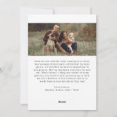 Cartes Pour Fêtes Annuelles Arc moderne Boho Joyeux Deux photos (Dos)