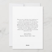 Cartes Pour Fêtes Annuelles Arc moderne Boho Joyeux Deux photos (Dos)