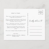 Cartes Pour Fêtes Annuelles Arc moderne Boho Noël photo année d'examen (Dos)