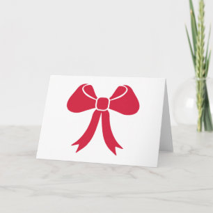 Cartes Pour Fêtes Annuelles Arc rouge