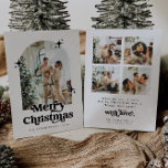 Cartes Pour Fêtes Annuelles Arch Christmas Card, Retro Modern Holiday Card<br><div class="desc">Il s'agit d'une arche rétro modèle carte de vacances photo modèle avec un design moderne. Les seuls éléments qui ne sont pas modifiables sont les mots "Joyeux Noël" // Pour plus d'options de cartes de vacances, veuillez rechercher "CARTES DE FIN DE ANNÉE" dans le magasin Sincerely By Nicole Zazzle. *...</div>