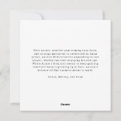 Cartes Pour Fêtes Annuelles Arch de Boho moderne Fa La La La One Photo (Dos)