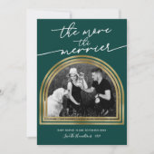 Cartes Pour Fêtes Annuelles Arch Frame Christmas Pregnancy Announcement  (Devant)