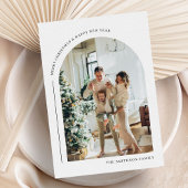 Cartes Pour Fêtes Annuelles Arche Boho moderne Photo Noël