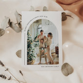 Cartes Pour Fêtes Annuelles Arche Boho moderne Photo Noël
