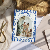 Cartes Pour Fêtes Annuelles Arche de Bow Scribble moderne Noël