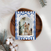 Cartes Pour Fêtes Annuelles Arche de Bow Scribble moderne Noël