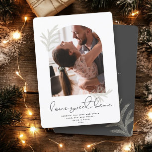 Cartes Pour Fêtes Annuelles Arche élégante ACCUEIL SWEET ACCUEIL Épinette mo