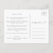 Cartes Pour Fêtes Annuelles Arche moderne Boho | Photo de Noël grise (Dos)