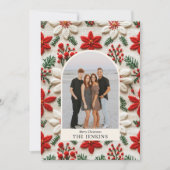 Cartes Pour Fêtes Annuelles Arche photo de Noël élégant (Devant)