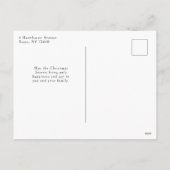 Cartes Pour Fêtes Annuelles Arche photo de Noël moderne avec Holly (Dos)