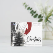 Cartes Pour Fêtes Annuelles Architect Construction Builder Modern Christmas (Debout devant)