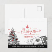 Cartes Pour Fêtes Annuelles Architectes & Professionnels de la Construction Mi (Devant / Derrière)
