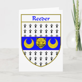 Cartes Pour Fêtes Annuelles Armoiries de l'éleveur/crête de famille