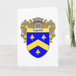 Cartes Pour Fêtes Annuelles Armoiries de Lynch (mannequins)